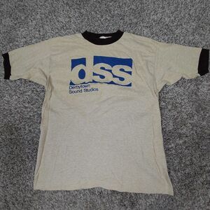 Vintage Ringer Tee T-Shirt Mens Large Mayo Spruce Thin USA 70s 80s Louisville